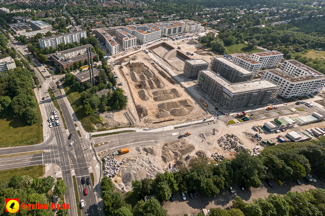 07.06.2023 - Aktuelle Luftbilder aus dem Alexisquartier und Pandion Verde in Neuperlach in München